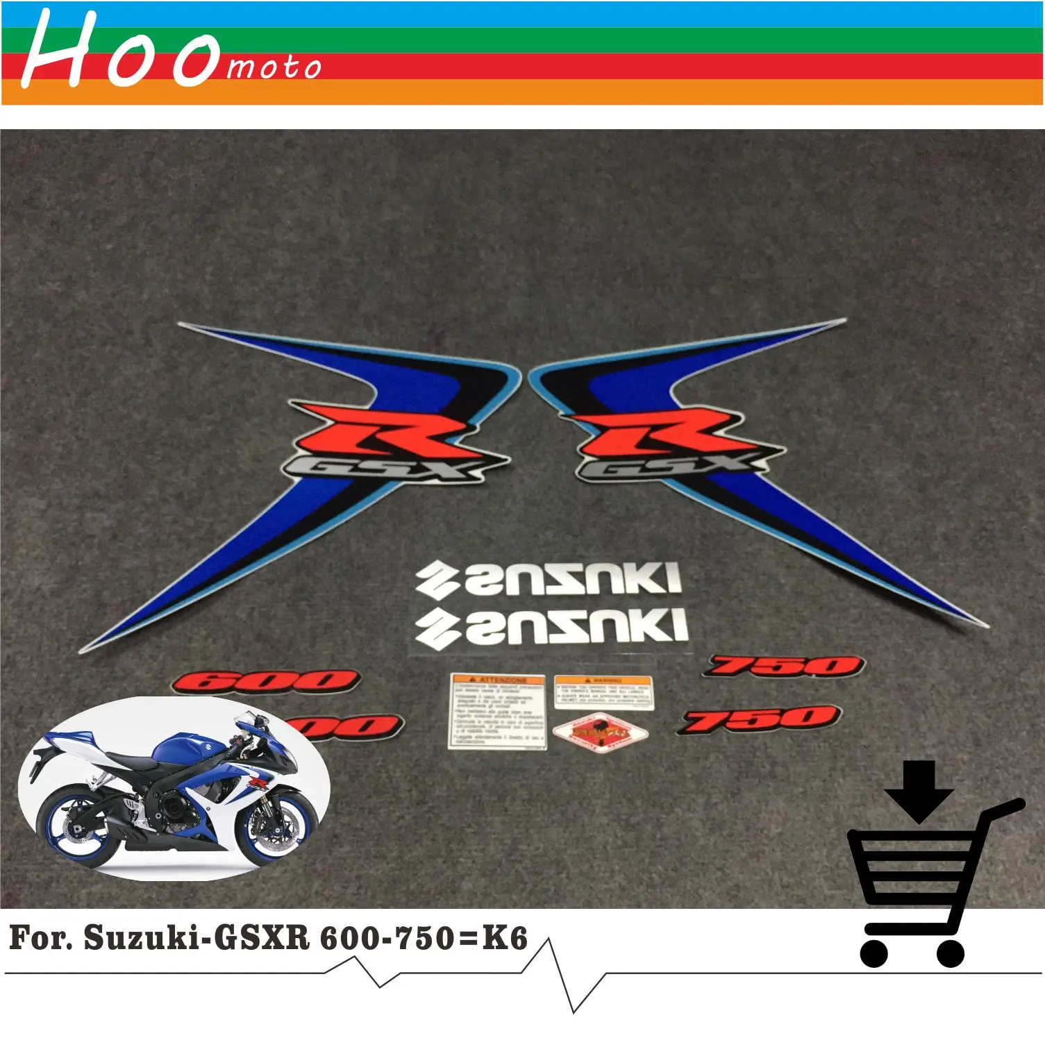 Новинка для Suzuki GSXR GSX R 600 K6 2006 MOTO высокое качество наклейки мотоцикла авто