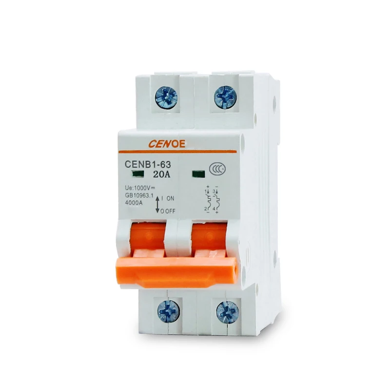 Превосходный предельный ток производительность 2P постоянного тока 1000 В