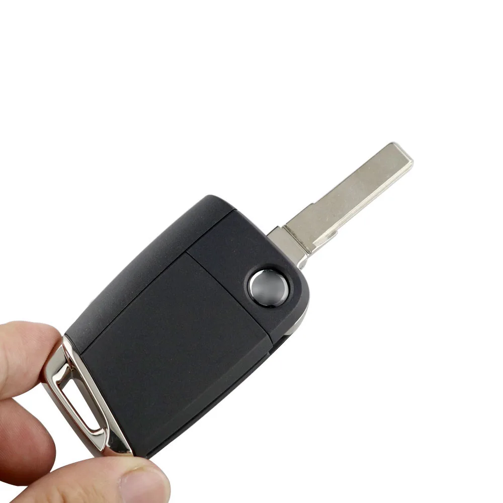 Оригинальный складной дистанционный ключ YIQIXIN с 3 кнопками для VW Volkswagen Golf 7 MK7 Lamando