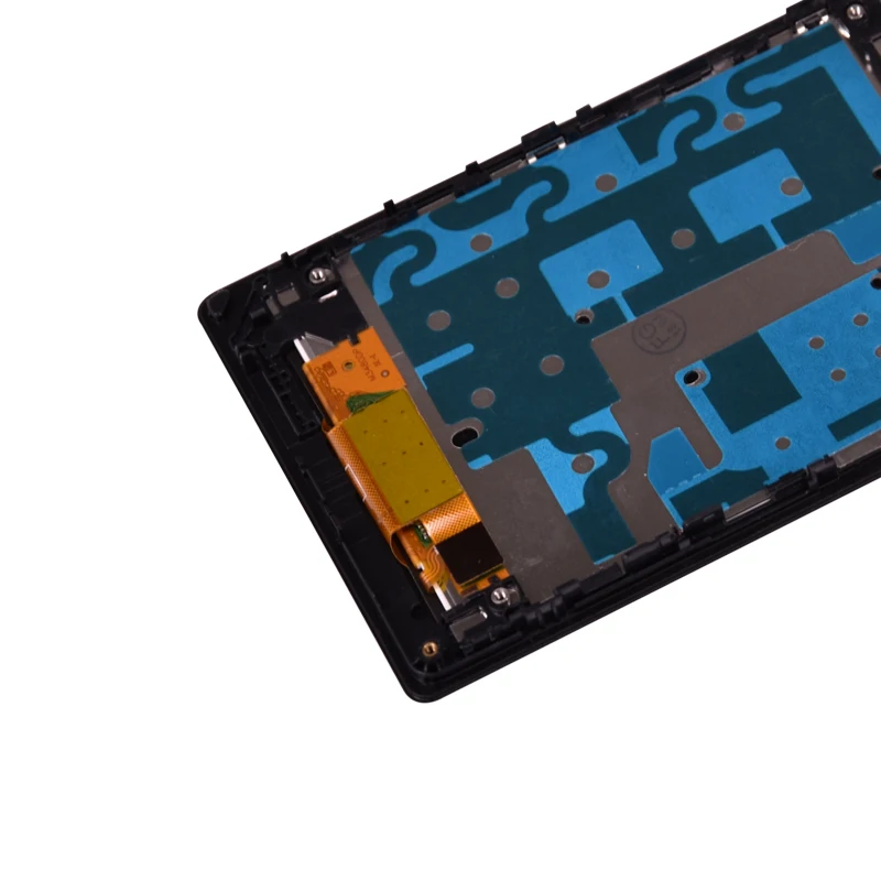ЖК дисплей и дигитайзер сенсорного экрана в сборе для Sony Xperia Z1 L39H C6902 C6903 с рамкой
