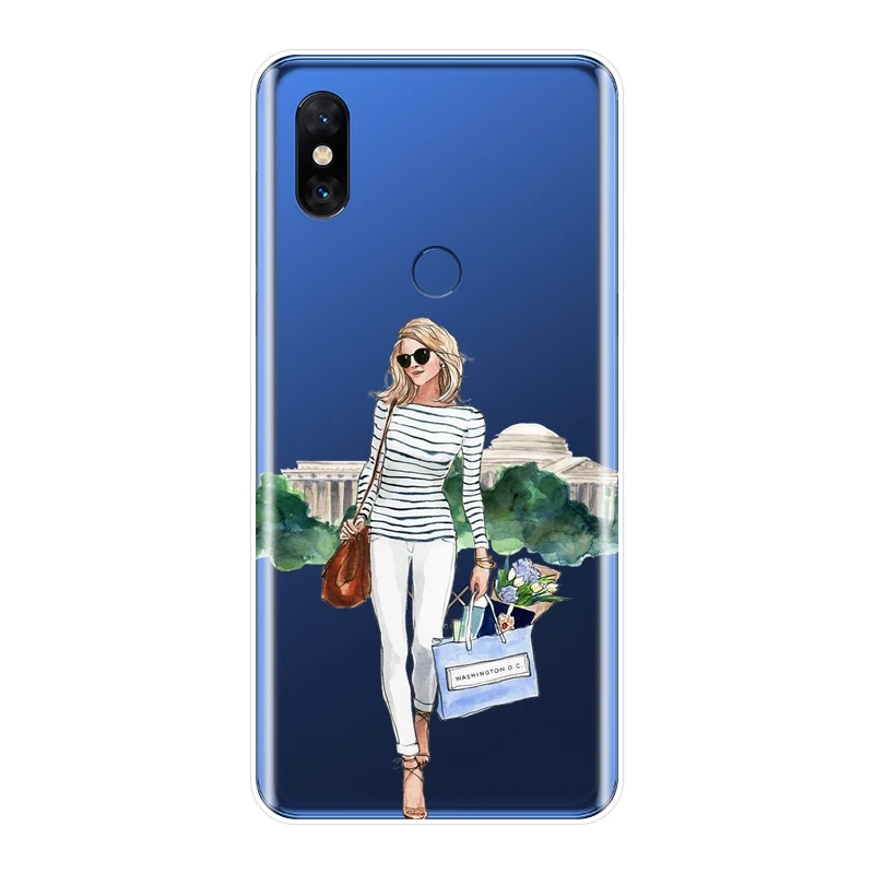 Модный чехол для телефона Xiaomi Mi Max Note 1 2 3 силиконовый мягкий Mix 2S 3|Бамперы| |