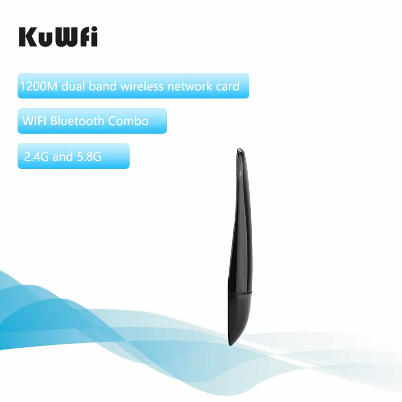 Двухдиапазонная беспроводная сетевая карта 1200 Мбит/с 2 4 ГГц 5 8 Wifi Bluetooth