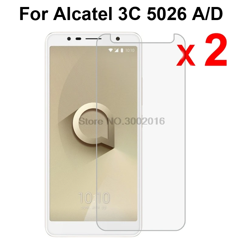 2 шт. для Alcatel 3C закаленное стекло 9H Защитная Пленка премиум класса на Alcatel3C 5026A 5026D 3
