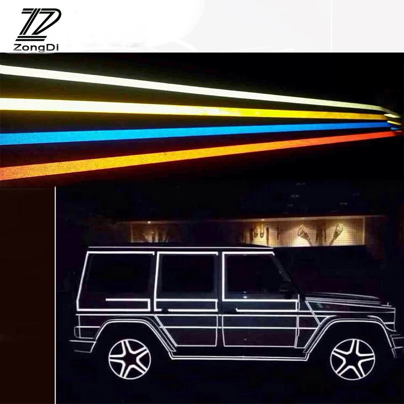 ZD 500*1 см для Volvo S60 V70 XC90 Subaru Forester Peugeot 307 206 308 407 Предупреждение ющие Светоотражающие