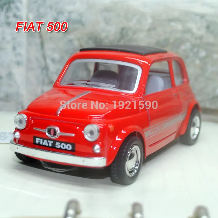 Автомобильные игрушки КТ масштаб 1/24 модель автомобиля из литого металла FIAT 500
