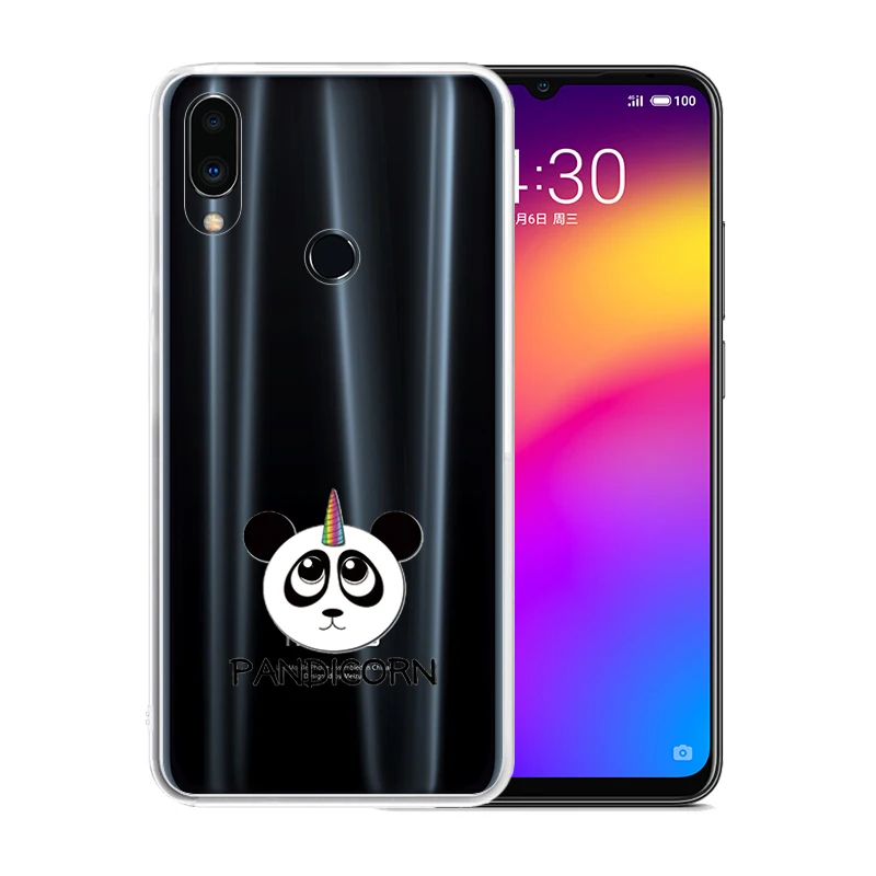 Мягкий силиконовый прозрачный ТПУ чехол для Meizu 16S Pro Note 9 M8 M6 15 Lite 16 черный красный