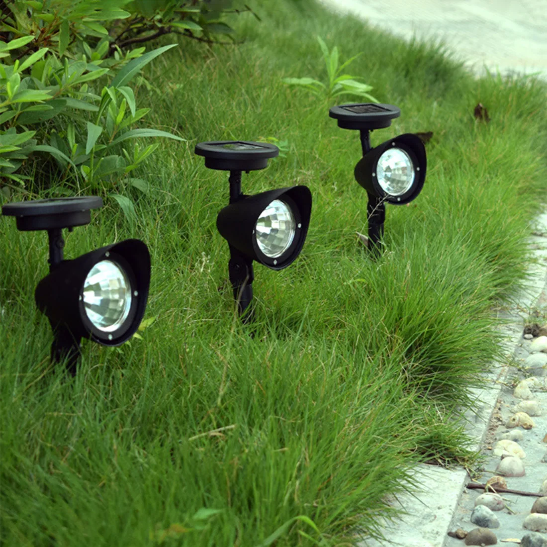 1 шт. Солнечный садовый светильник на открытом воздухе солнечные панели