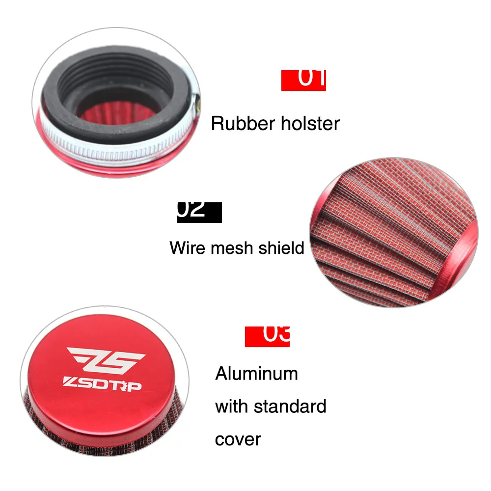Alconstar 55 мм мотоциклетный карбюратор воздушный фильтр адаптер впускной трубы для