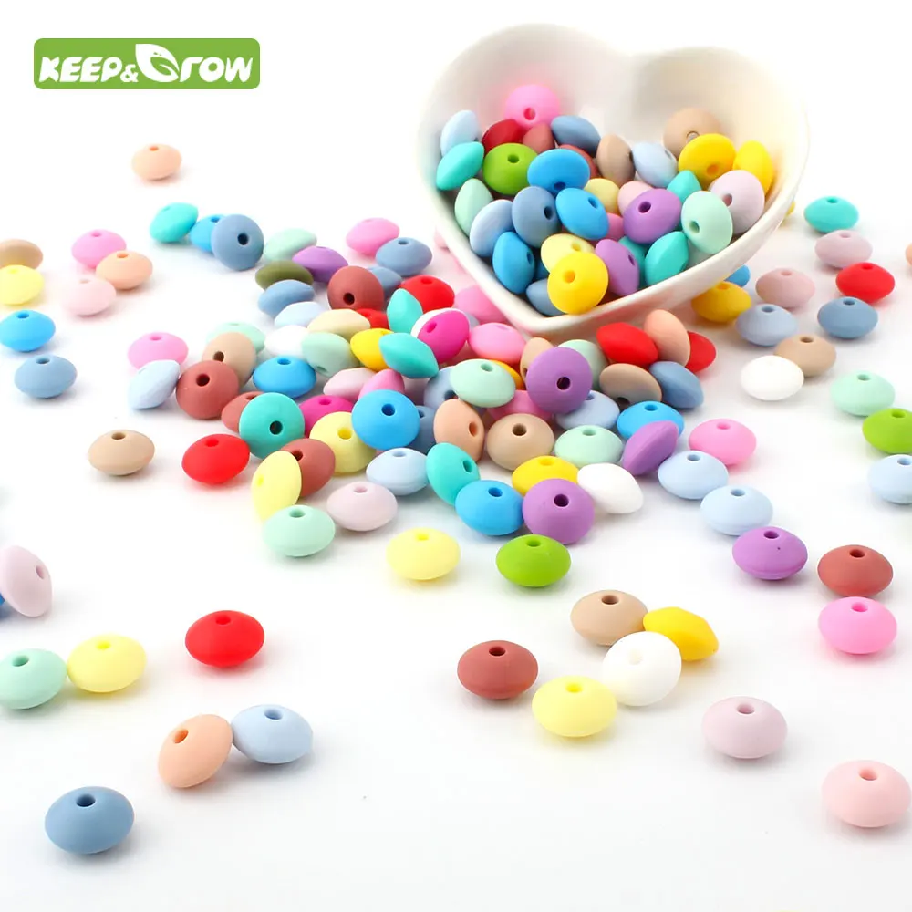 KEEP & расти 40/60/100 шт 12 мм Силиконовые чечевицы бусины для соски пустышки