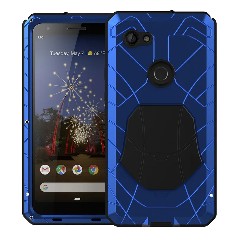 Для Google Pixel 3A 3A XL чехол жесткий алюминиевый металлический Закаленное стекло Защитная крышка для Google Pixel 4 4XL защитный чехол