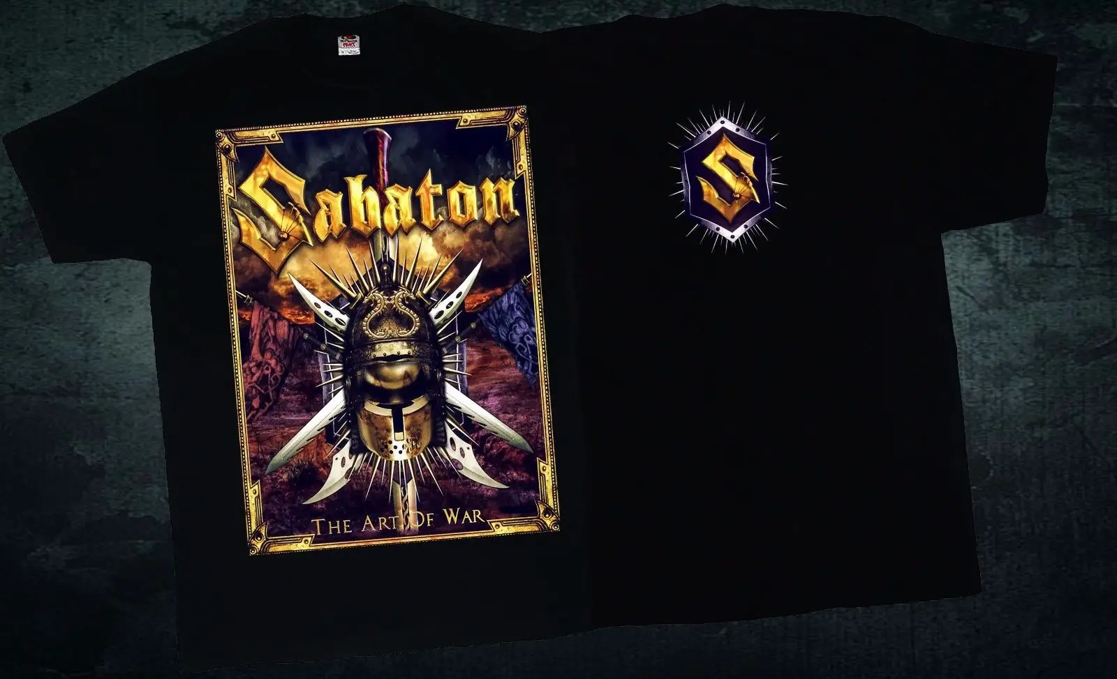 SABATON-Искусство войны-шведская сила металлический ремешок-размеры футболки S-3XL