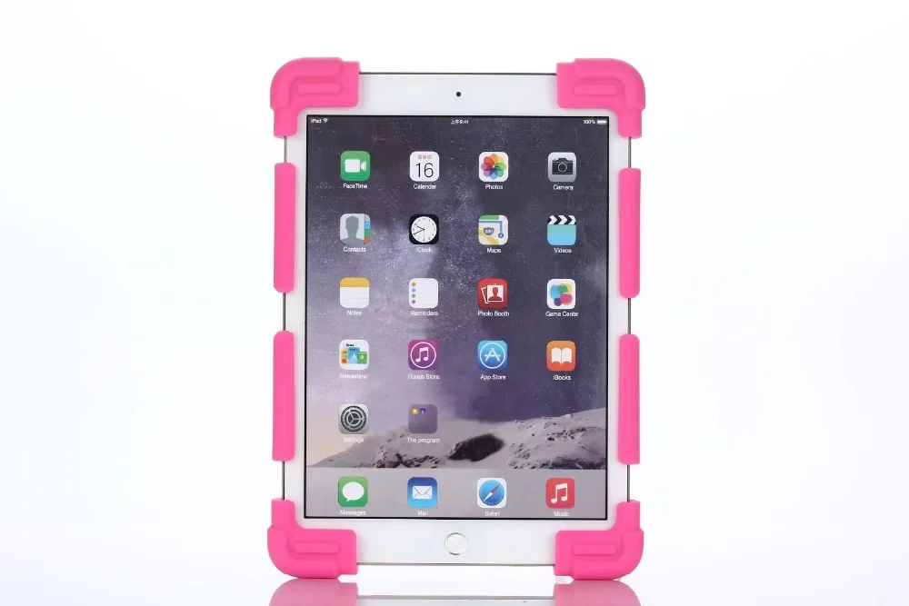 2 в 1 универсальный силиконовый чехол для планшетного ПК с ручкой и подставкой |