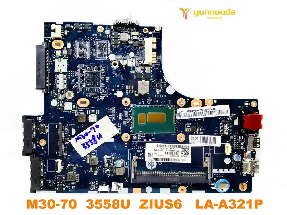 Оригинальный Для Lenovo S410 M30 70 Материнская плата ноутбука 3558U ZIUS6 LA A321P испытанное