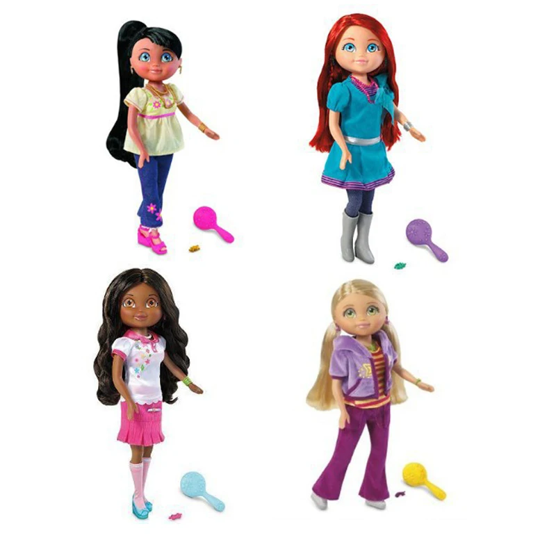 Бесплатная доставка 32 см оригинальные Дора виниловые смолы модная одежда для