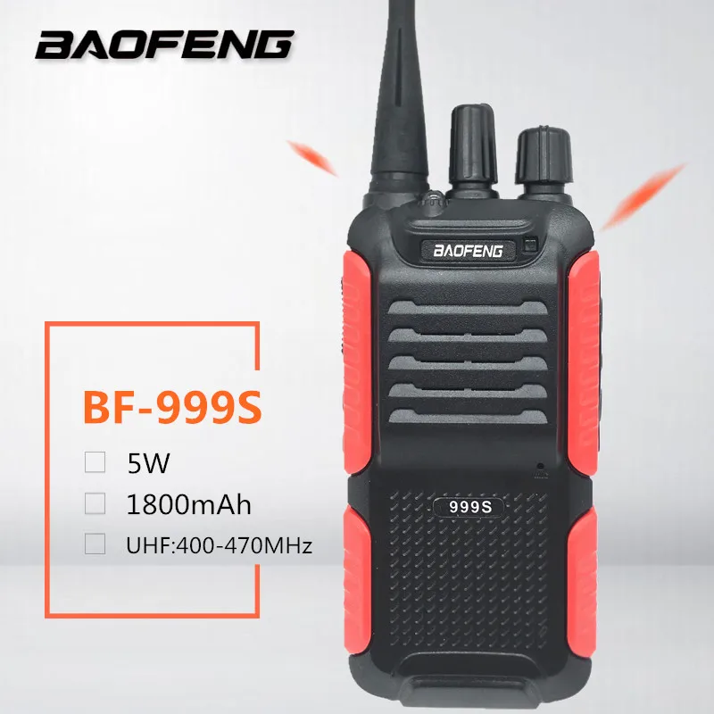 Портативная рация Baofeng BF 999S Plus 5 Вт UHF двухсторонняя радиостанция высокочастотный