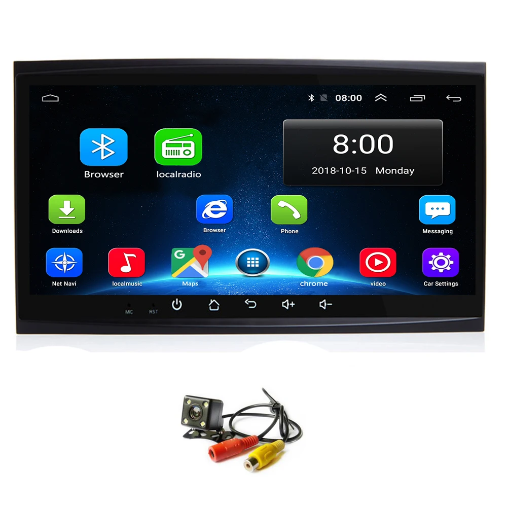 Android 8 1 Автомобильный GPS радио мультимедиа навигация для Volkswagen Touareg 2003 2010