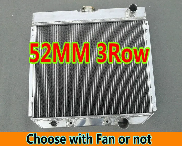 3 рядный алюминиевый радиатор + вентилятор для 1963 1969 Ford Mustang Torino Falcon Fairlane Galaxy LTD 500