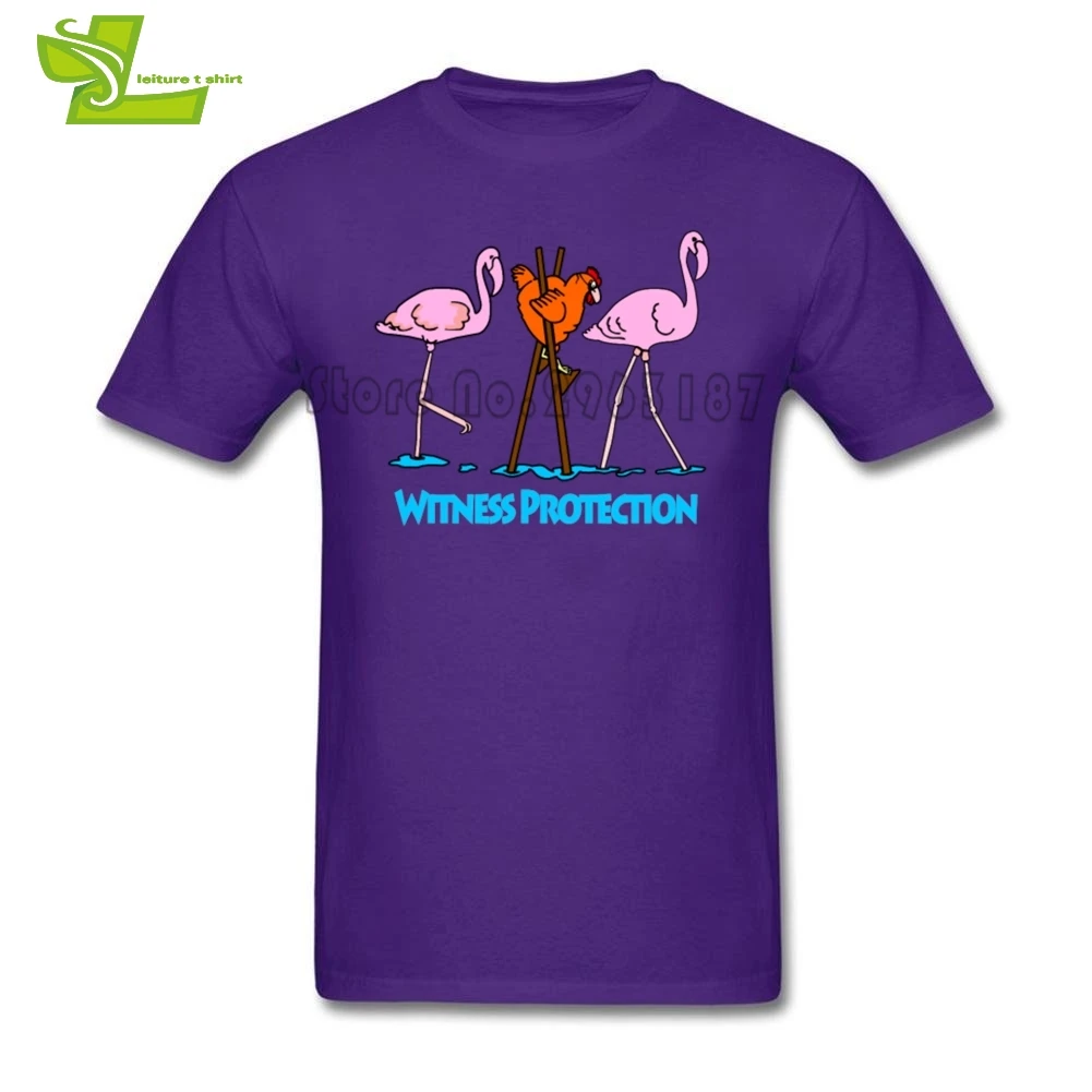 Футболка мужская с коротким рукавом круглым вырезом и принтом фламинго|t shirt men|t