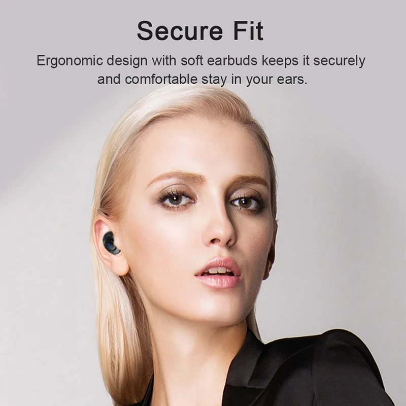 Vchicsoar TWS бизнес Bluetooth наушники беспроводные 3D стерео гарнитура с микрофоном