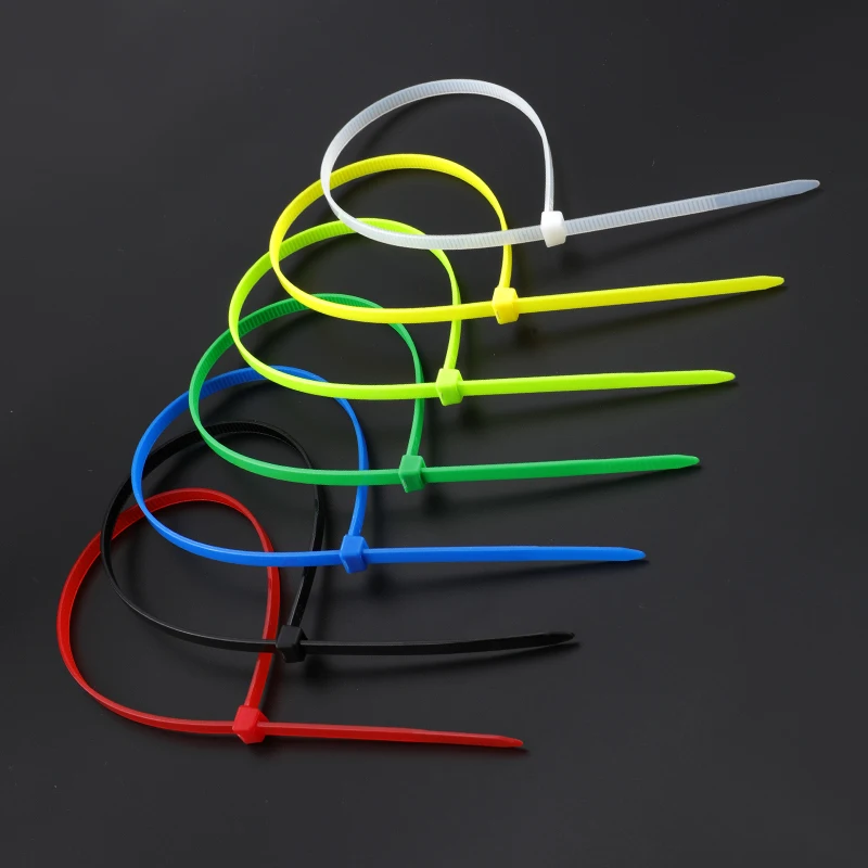 В продаже! Разноцветные нейлоновые Галстуки для кабелей 300 мм 12 дюймов ширина 4 5 100