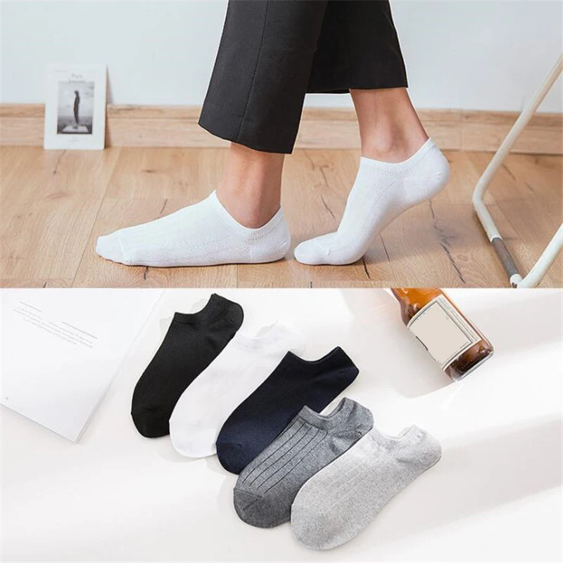 Covrlge Summer Men Shallow Mouth Boat Socks 2018 Fashion Casual Man Solid Ankle Sock High Quality Brand Sock 10 Pairs/lot NWM004