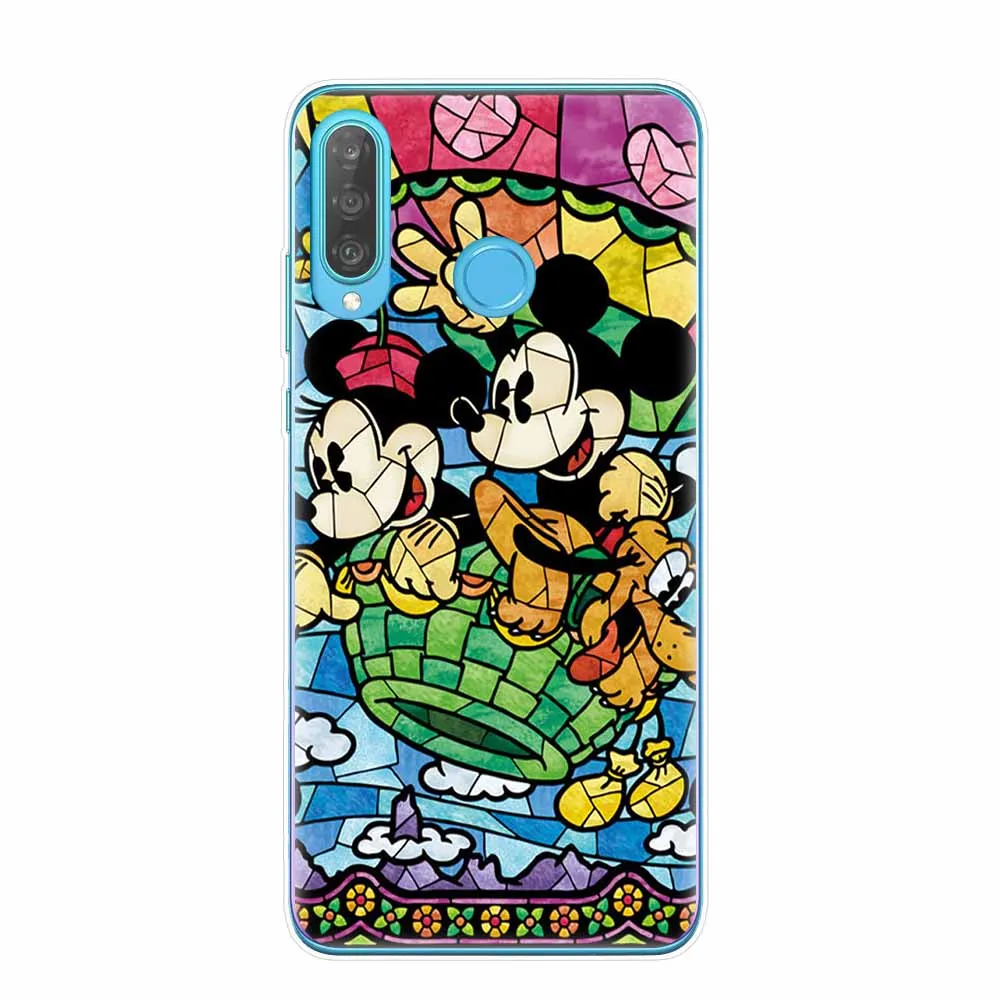 T6049 Чехол с рисунком русалки Минни Ститч для huawei Coque P30 P20 mate 20 Lite Pro P8 P9 P10 Lite Мягкий ТПУ чехол для телефона s - Цвет: T6049