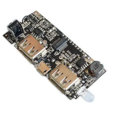 Двойной USB 5 в 1 а 18650 Мобильный Внешний аккумулятор зарядное устройство PCB модуль