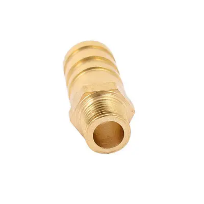 Brass 1/8BSP Male Thread to 12mm Hose Barb Straight Fitting Adapter Coupler | Обустройство дома