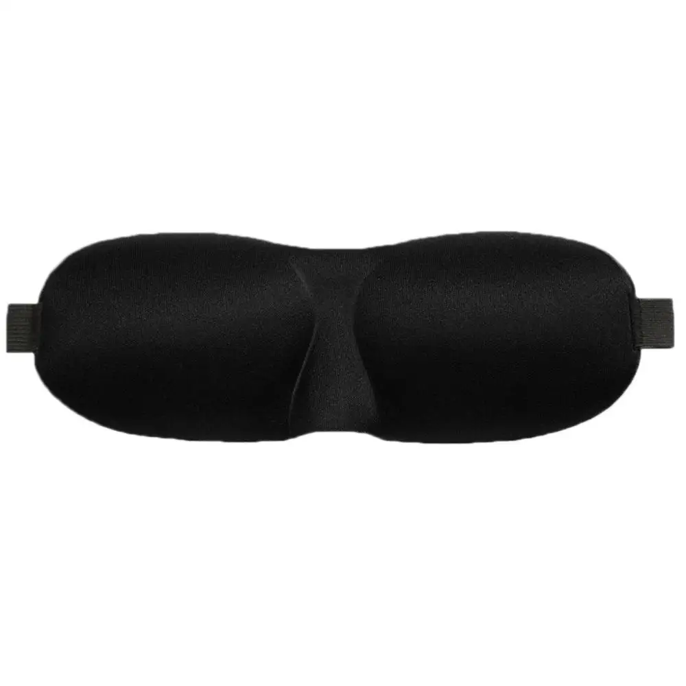 Black 3D Контурная маска для сна звезда цветочный чехол для век портативная регулируемая повязка на глаза для сна тени для век - Цвет: Black
