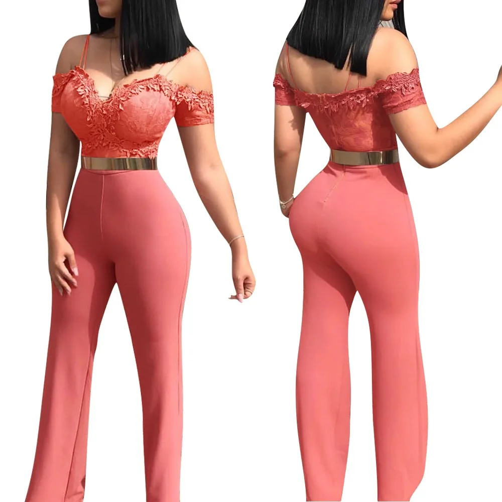 2019 новые модные Соблазнительные подтяжки кружева Комбинезоны для женщин/леди