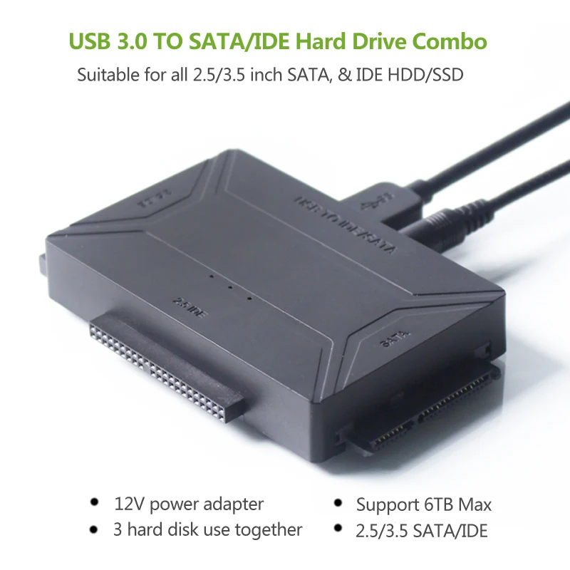 ULT Best USB 3 0 к SATA IDE адаптер кабель жесткие кабели для диска 2 5 25 оптический диск HDD SSD