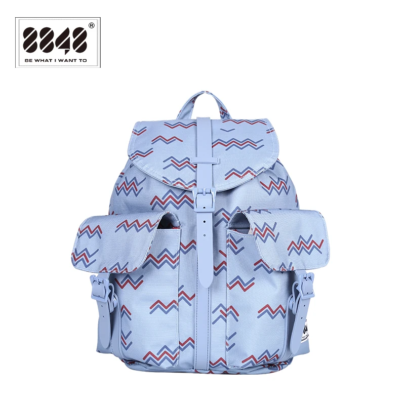 8848 Brand Backpack Fashion Girl's Student Backpacks Women Backpacks Casual Type Waterproof Polyester Shoulder Strap 083-021-010