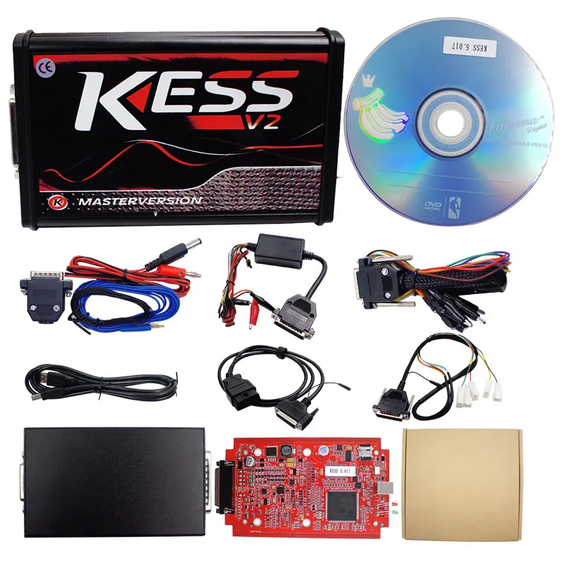 Интернет Kess V2 V5.017 мастер евро ЕС красный PCB БД + BDM кадр адаптеры 22 шт. 5 017 V2.23 ЭБУ