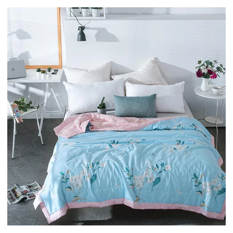 Summer thin soft DUVET COVER cartoon warm LUXURY summer QUILT DOUBLE SUPER baby Blanket Queen King Size healthy Bed quilt | Дом и сад