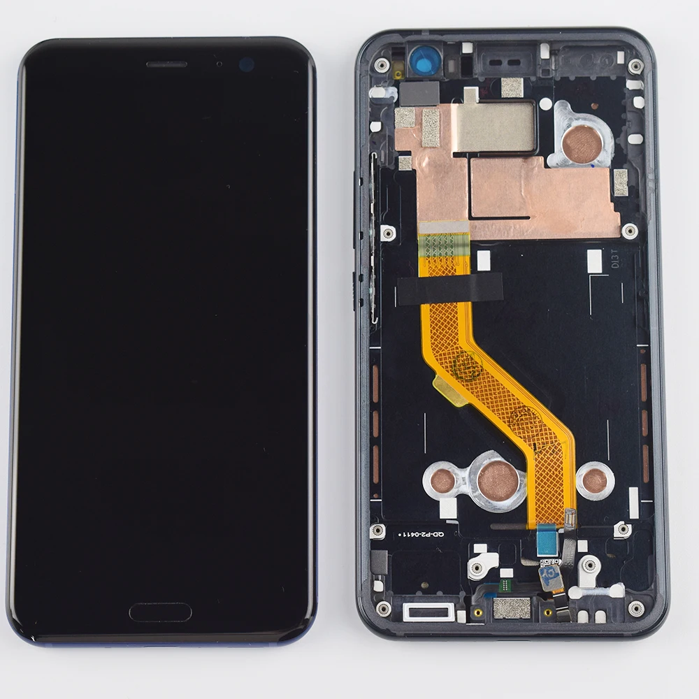 Для HTC U11 ЖК дисплей рамка сенсорный экран дигитайзер сенсор стекло в сборе для U 3w