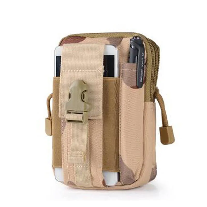 Sand Camo Открытый тактический Молл Сумка поясная Военная Униформа талии поясная Утилита Сумка для снаряжения пеший Туризм Восхождение небольшой карман - Цвет: Sand Camo