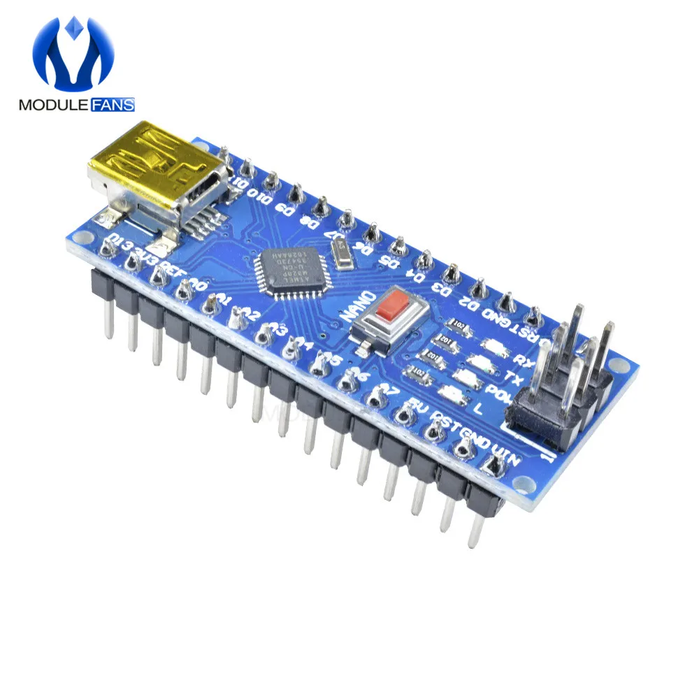 Плата драйвера микроконтроллера NANO V3.0 3 0 CH340 G CH340G Mini USB Atmega328 ATmega328P плата для Arduino 2