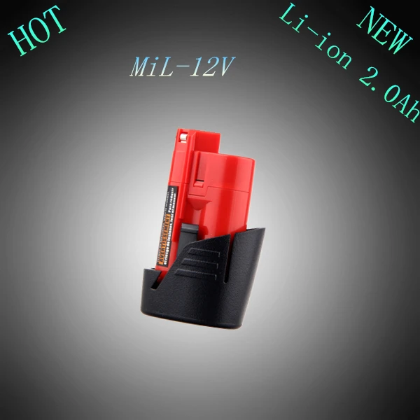 Новый 2000 мАч литий ионная Перезаряжаемые Мощность инструмент Батарея для Milwaukee 12