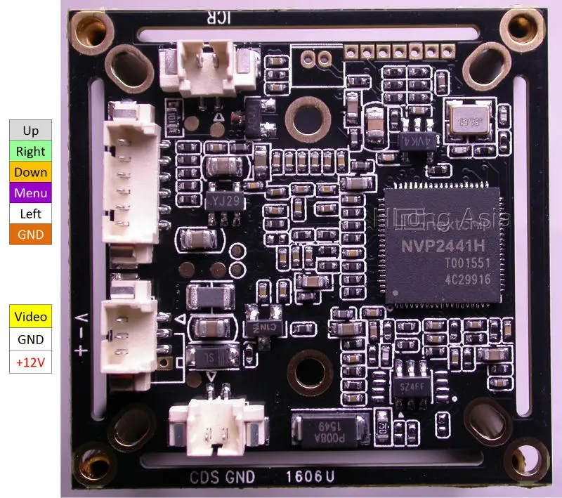 AHD H 1/2. 8 &quotsony Exmor CMOS STARVIS IMX291 + NVP2441 камера с модулем печатной платы OSD кабелем M12