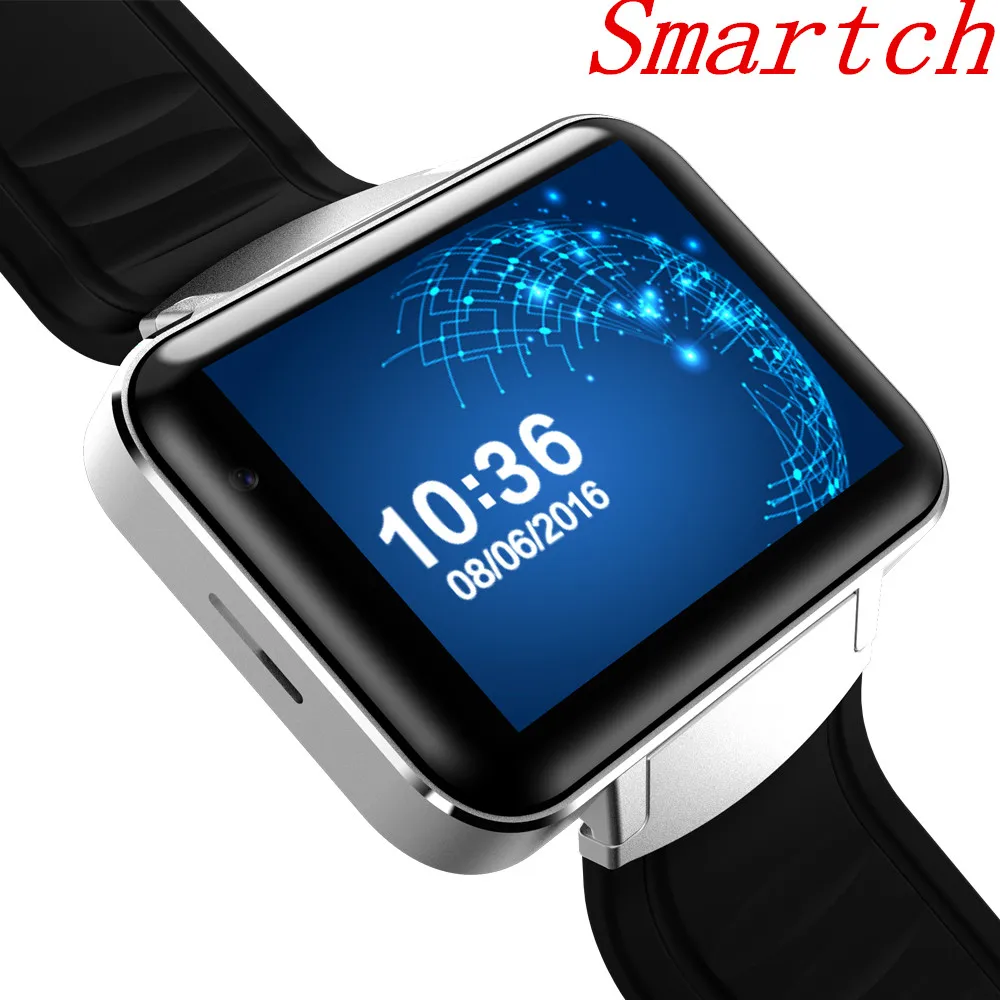 Смарт-часы Smartch DM98 с Bluetooth 2 дюймов ОС Android 3g умные часы телефон MTK6572 двухъядерный 1