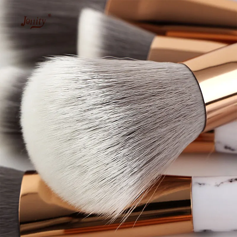 jollity 15pcs Makeup Brush Set Powder Foundation Eye Shadow Blush Blending Cosmetics Beauty Synthetic Hair Make Up Tool | Красота и
