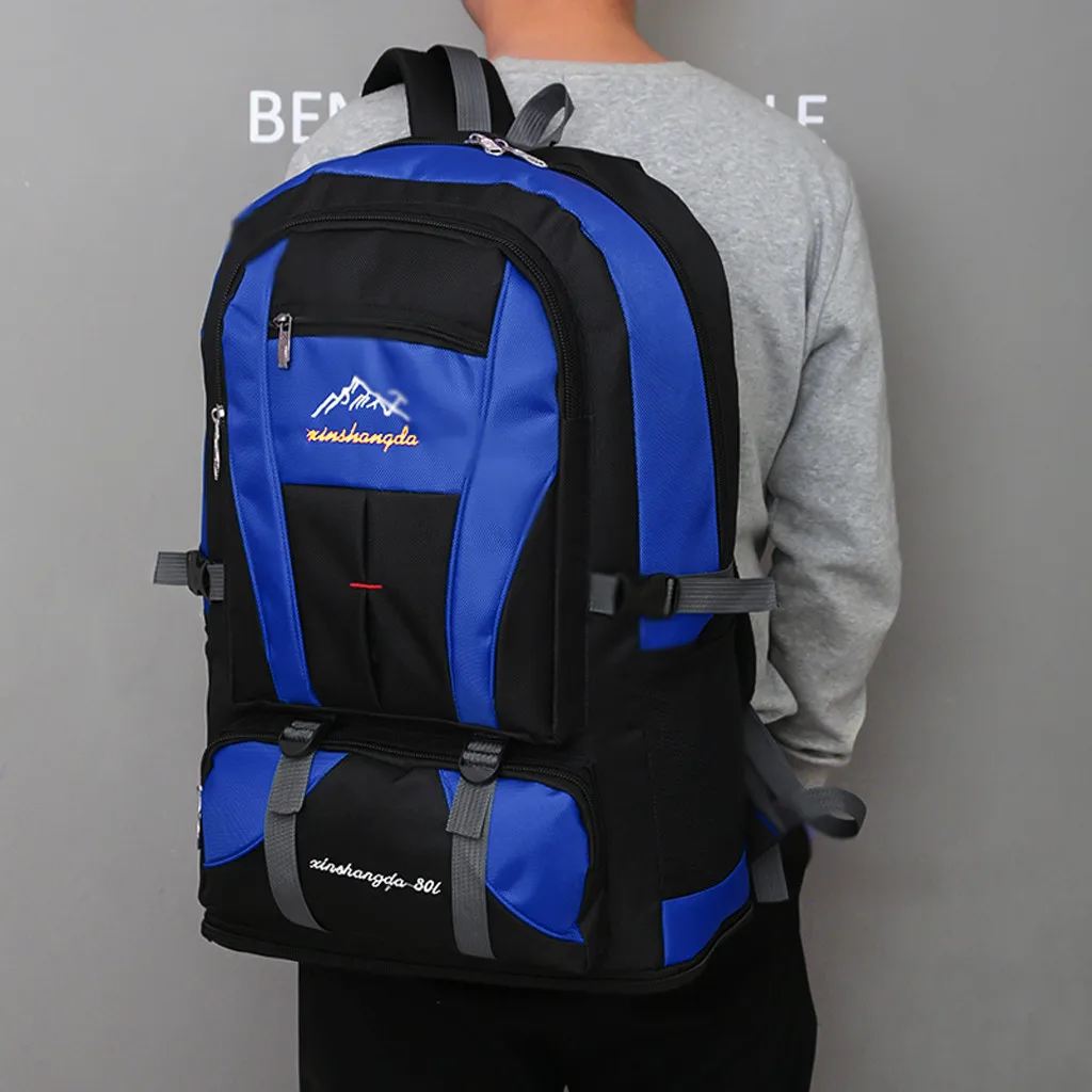 Новый модный мужской рюкзак mochila masculina imperme vel уличный простой холщовый однотонный
