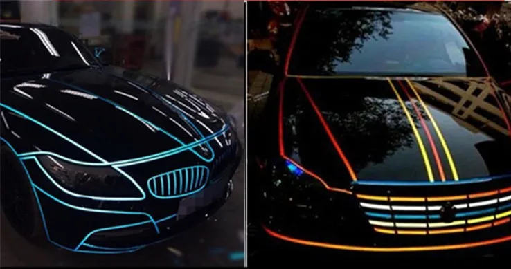 Светоотражающая наклейка для автомобиля/Лента Украшения В Полоску 1 см x 45 м