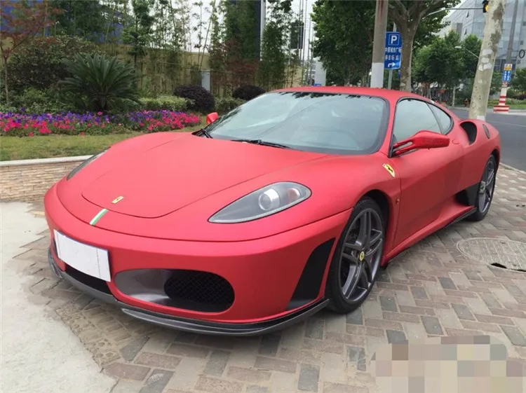 10x152 см Карбон Волокно винил Плёнки автомобиля Стикеры Покрытие матовый красный