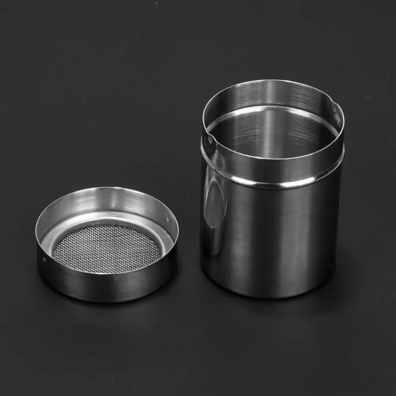 Stainless Steel Flour Sifter Icing Sugar Powder Tube Net Sieve Dredger Chocolate Shaker Device Kitchen Tools | Дом и сад