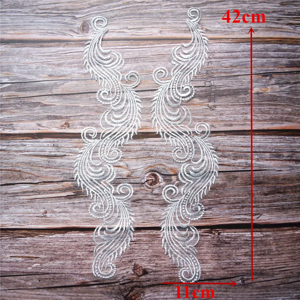 2 шт. кружевные аппликации в виде белых цветов|Заплатки| |