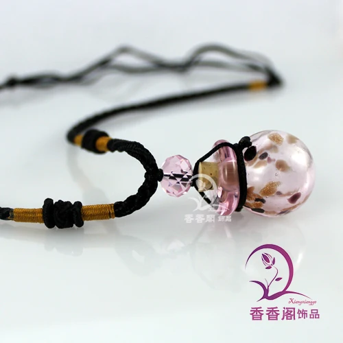 2 шт. духи из муранского стекла шариковое ожерелье s (со шнуром) флакон для духов