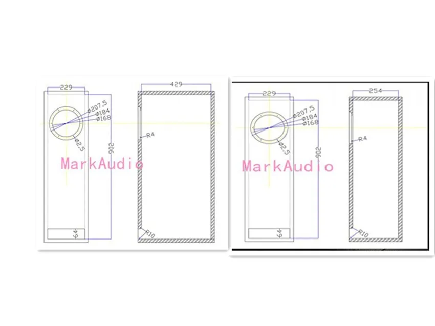 HF-258 HiFi динамик s Mark 8 дюймов полный спектр динамик HIFI ALpair12P Mark аудио блок/8 Ом 30-50 Вт