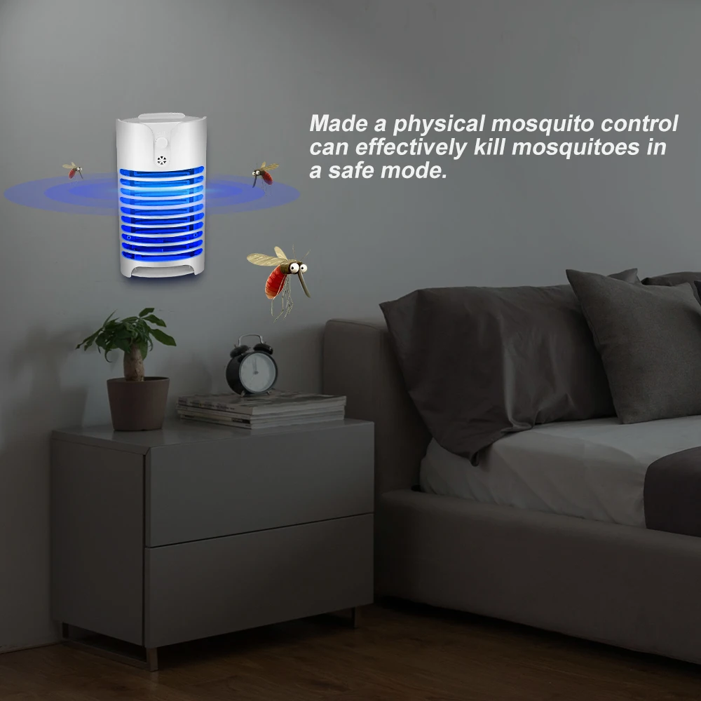 Лампа для уничтожения комаров светодиодный светильник насекомых лампа ловушка