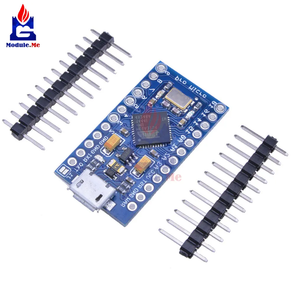 Микро-usb ATmega32U4 Pro Micro 3,3 V 8MHz Модуль платы для Arduino/Leonardo ATMega 32U4 контроллер Pro Micro Замена ATmega328